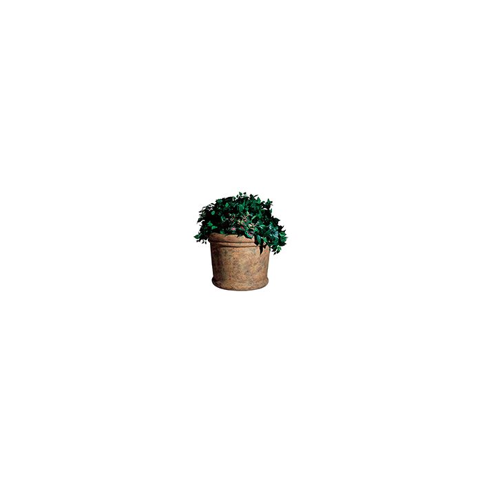 Rubbermaid / United Receptacle FGFGPF2419SAH Milan Collection Fiberglass Planter - 24" Dia. x 19" H - Sahara in color