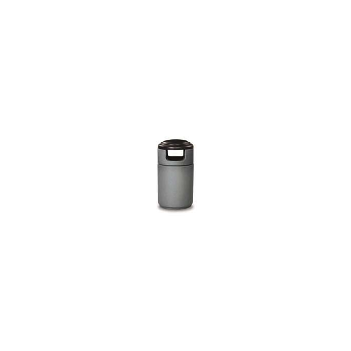 FGC2446 CornerStone Series Side Disposal Waste Receptacle - 40 Gallon Capacity - 24" Dia. x 46" H - Disposal Opening is 10.5" W x 7" H