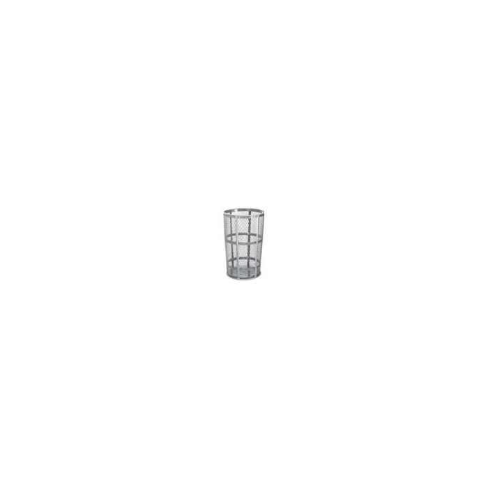 Rubbermaid / United Receptacle SBR52 Galvanized Mesh Street Basket - 48 Gallon Capacity - 24" Top Dia. x 33" H